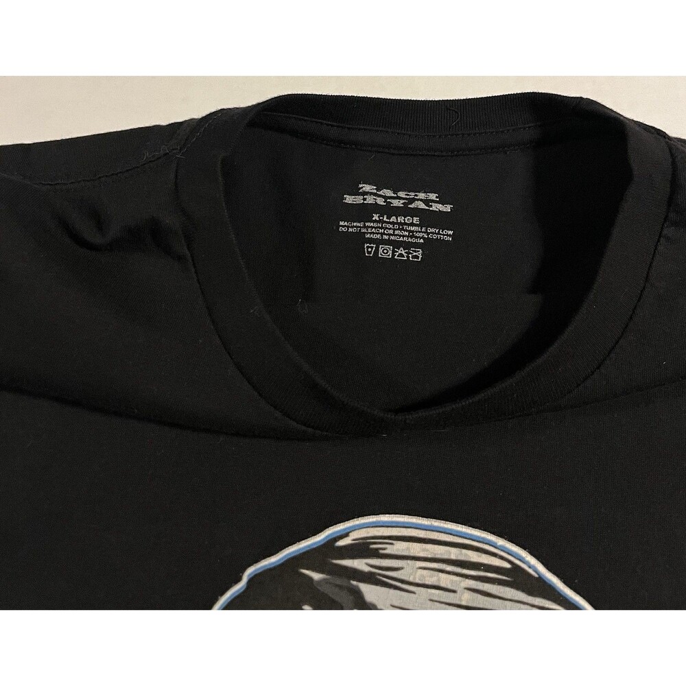 Zach Bryan Double Sided Country Music Concert Tour Album T-Shirt Tee XL Black - Picture 6 of 8